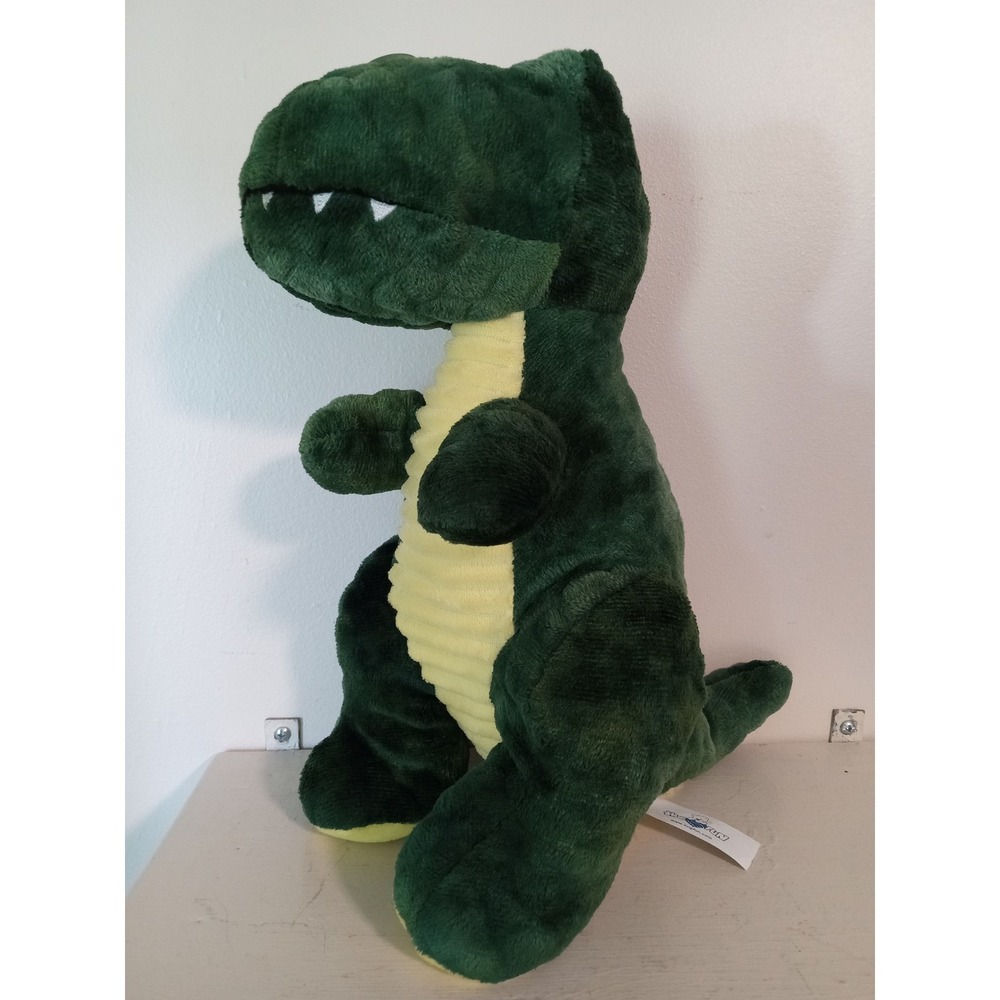 Hugfun Green T-Rex Dinosaur Plush Stuffed Animal Soft Toy 12 Inch